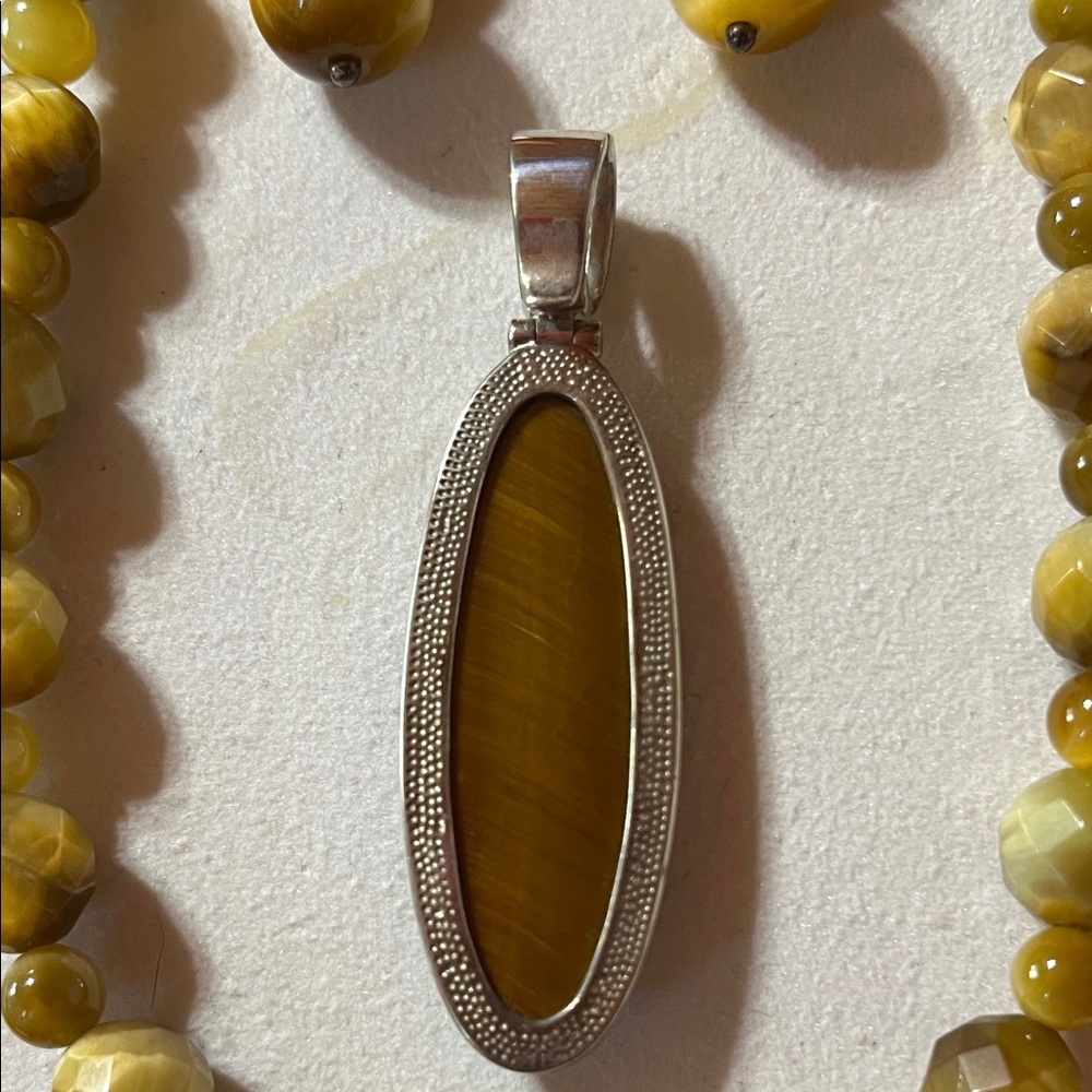 Jay King Golden Tiger Eye Beaded Necklace Set - Picture 3 of 6